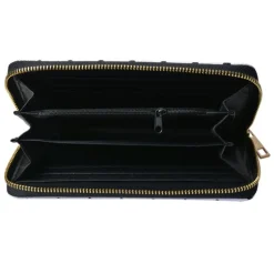 Portemonnee wit/zwart hartjes