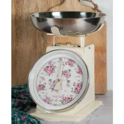 Retro keukenweegschaal Lisa beige