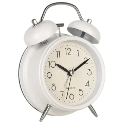 Retro wekker wit 9*13