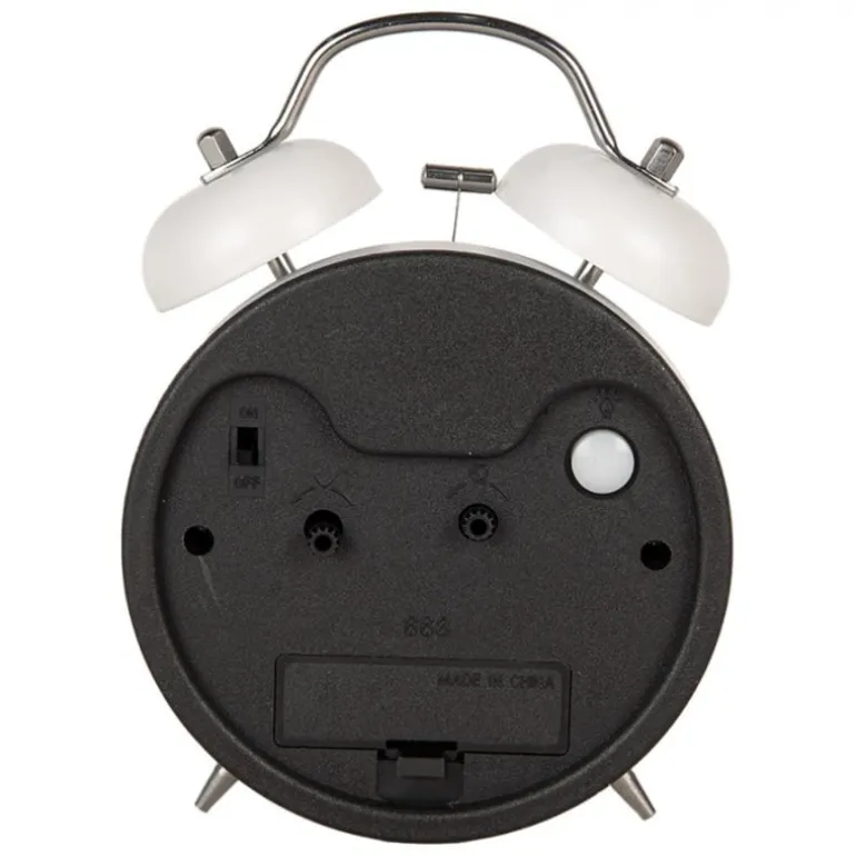 Retro wekker wit 9*13