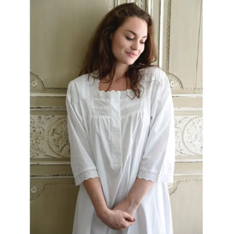 Romantisch nachthemd Eliza wit one size