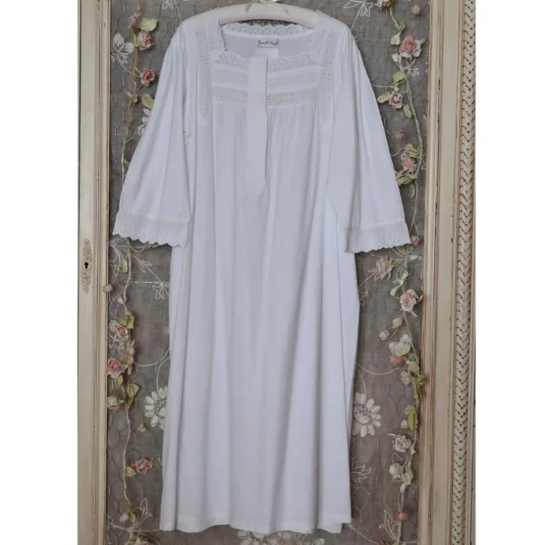 Romantisch nachthemd Eliza wit one size