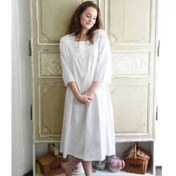 Romantisch nachthemd Eliza wit one size