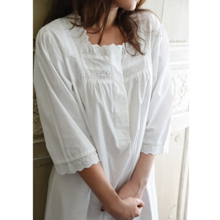 Romantisch nachthemd Eliza wit one size