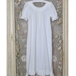 Romantisch nachthemd Juliet broderie wit