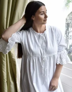 Romantisch nachthemd June wit