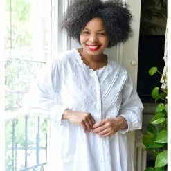 Romantisch nachthemd Olive