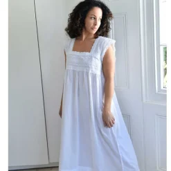 Romantisch nachthemd Pearl wit