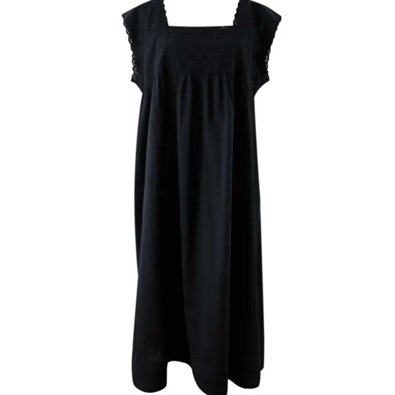 Romantisch nachthemd Pearl zwart