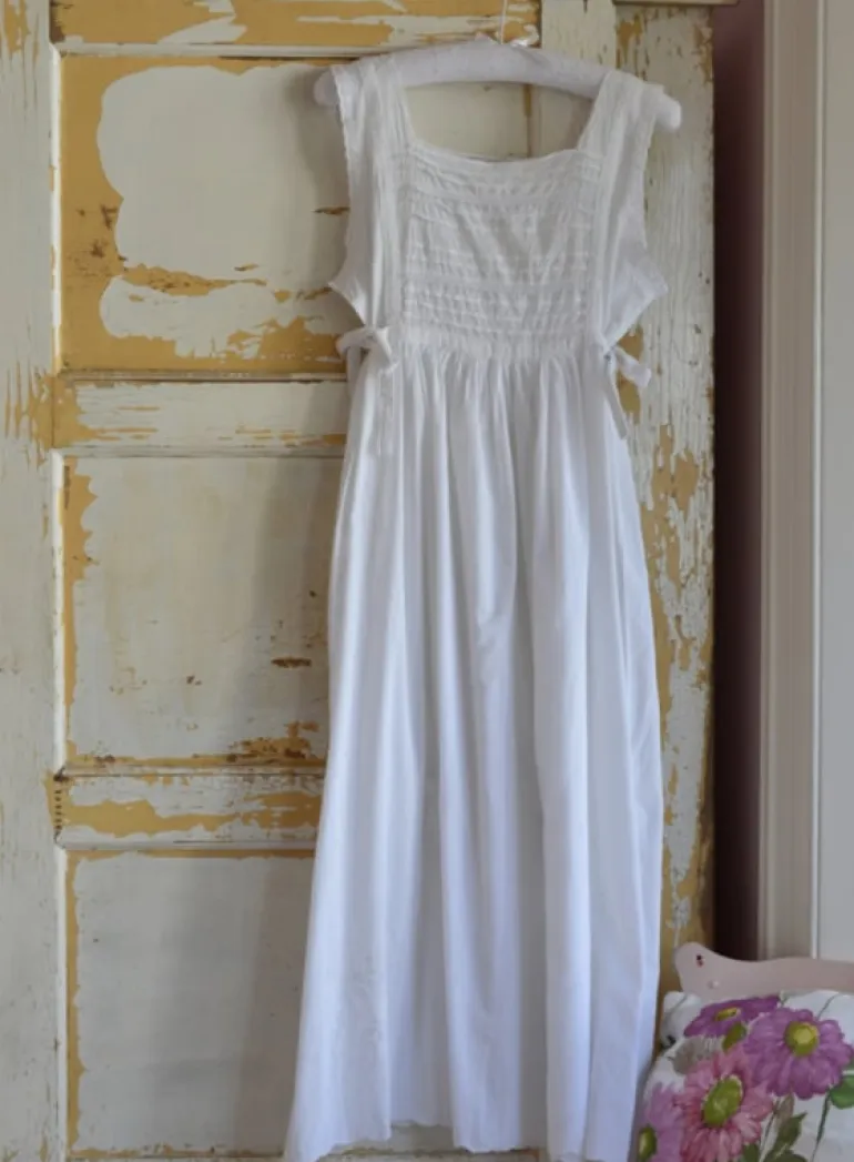 Romantisch nachthemd wit Lorna