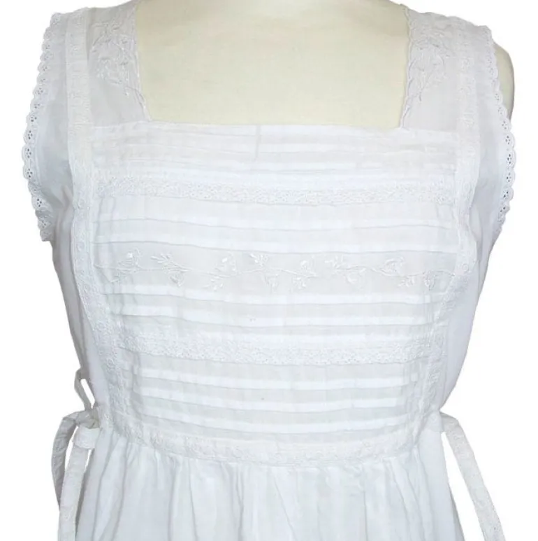 Romantisch nachthemd wit Lorna