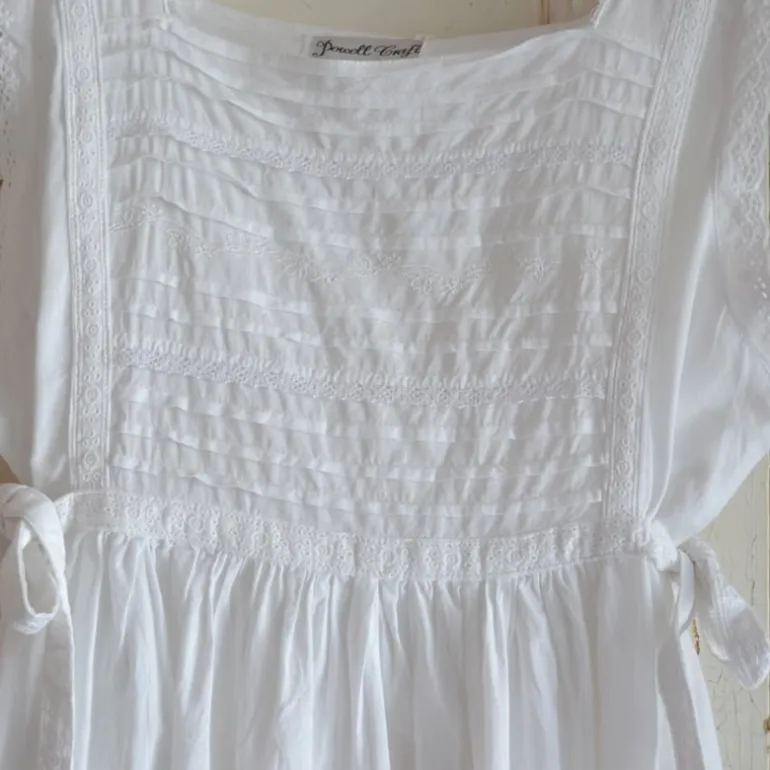 Romantisch nachthemd wit Lorna