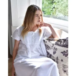 Romantisch nachthemd wit Serena