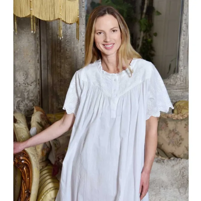 Romantisch nachthemd Zoe korte mouw