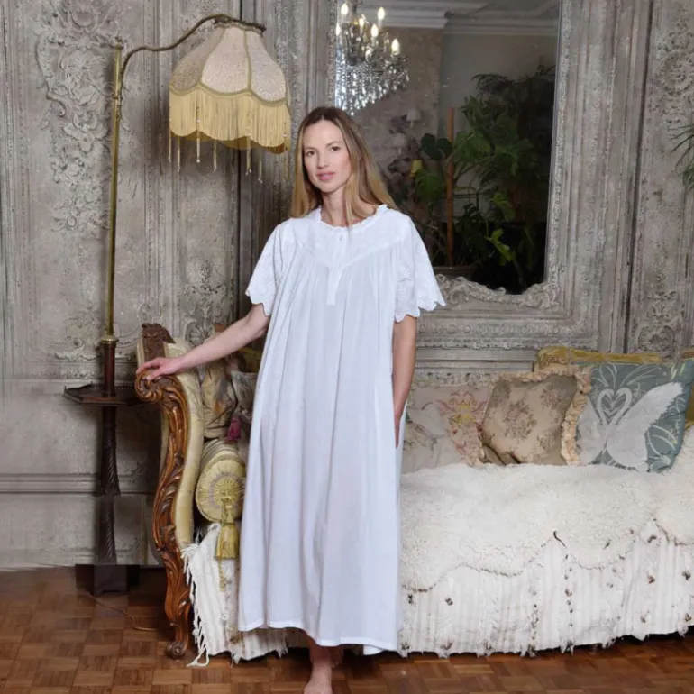 Romantisch nachthemd Zoe korte mouw