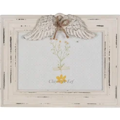 Romantische fotolijst vleugels wit 18*13