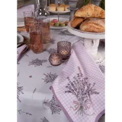 Rond tafelkleed Lavender Garden 170cm