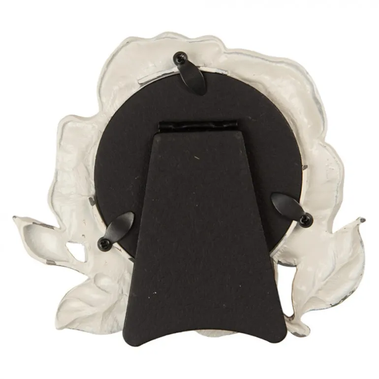 Ronde ijzeren fotolijst Roos 8*8