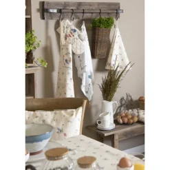 Ronde keukendoek Chicken and Rooster