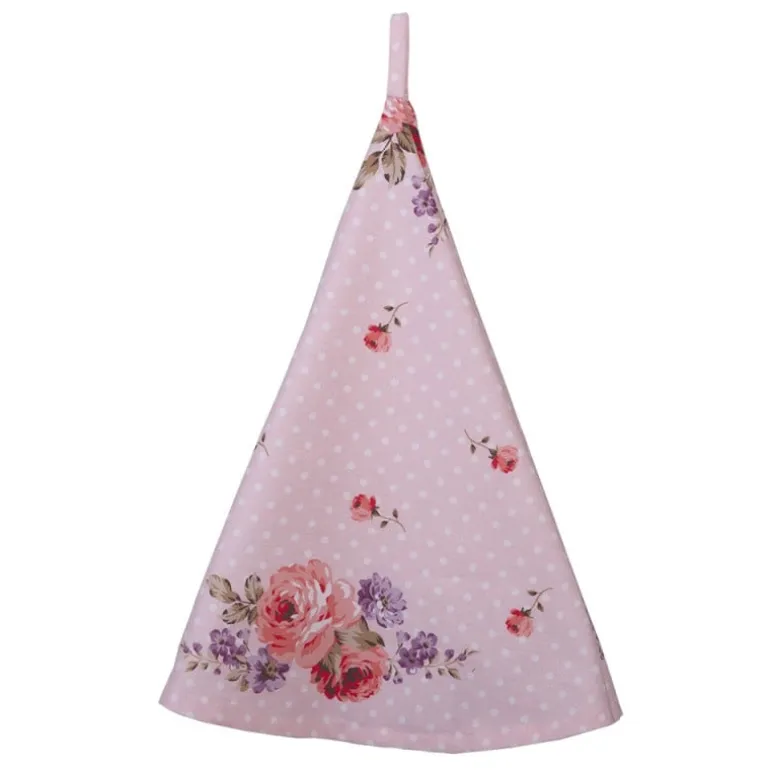 Ronde keukendoek Dotty Rose