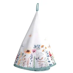 Ronde keukendoek Flower Bomb