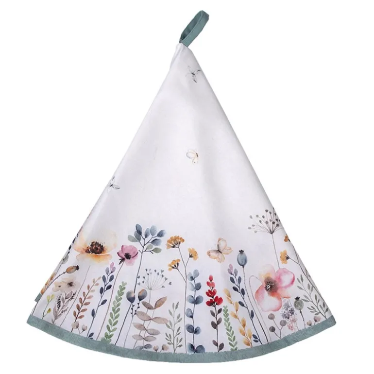 Ronde keukendoek Flower Bomb
