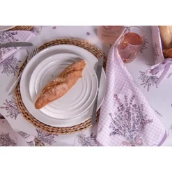 Ronde keukendoek Lavender Garden