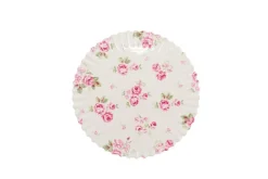 Ronde pannen onderzetter roosjes Lucy 20 cm