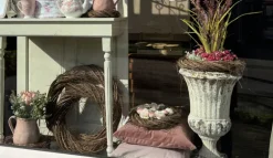 Rotan krans bruin 50 cm