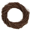 Rotan krans bruin 35 cm