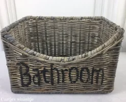 Rotan mand Bathroom 24*18