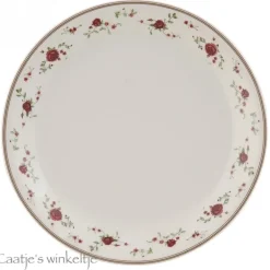 Servies la petite rose gebaks/ontbijtbord