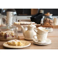 Servies Rustic Romance kop en schotel
