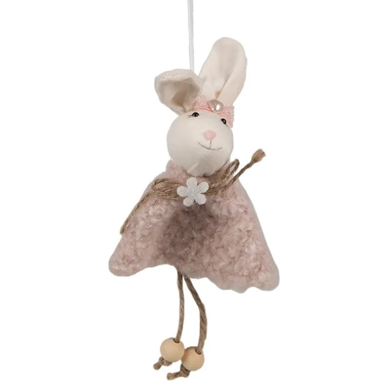 Set Paashangers (6) 3x konijntje + 3x ei