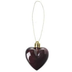 Set van 8 kerstbal hartjes 5*1