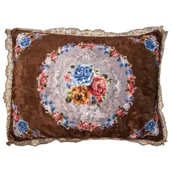 Sierkussen gevuld barok bruin 70*50