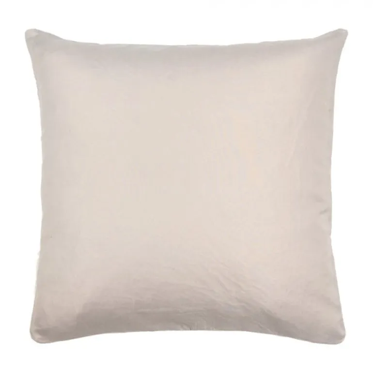 Sierkussenhoes bloemen grijs/beige 50*50