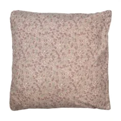 Sierkussenhoes bloemetjes paars 50*50