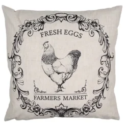 Sierkussenhoes Fresh Eggs 45*45