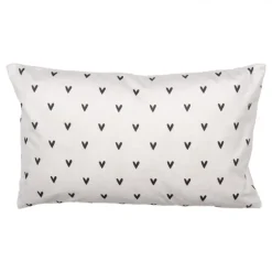 Sierkussenhoes konijn hartjes 30*50