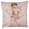 Sierkussenhoes roze Engel 45*45