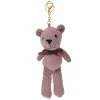 Sleutel / tashanger beertje oudroze