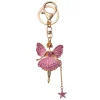 Sleutel / tashanger Fee roze
