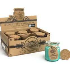 Sojakaars in glazen pot Appel en Kaneel