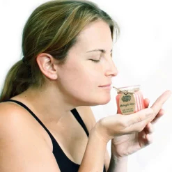 Sojakaars in glazen pot Granaatappel