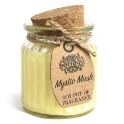 Sojakaars in glazen pot Mystieke Musk