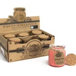 Sojakaars in glazen pot Middernacht Roos