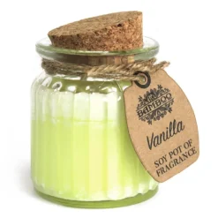 Sojakaars in glazen pot Vanille