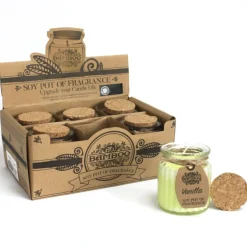 Sojakaars in glazen pot Vanille