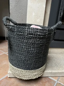 Stevige mand met hengsels zwart 28*38